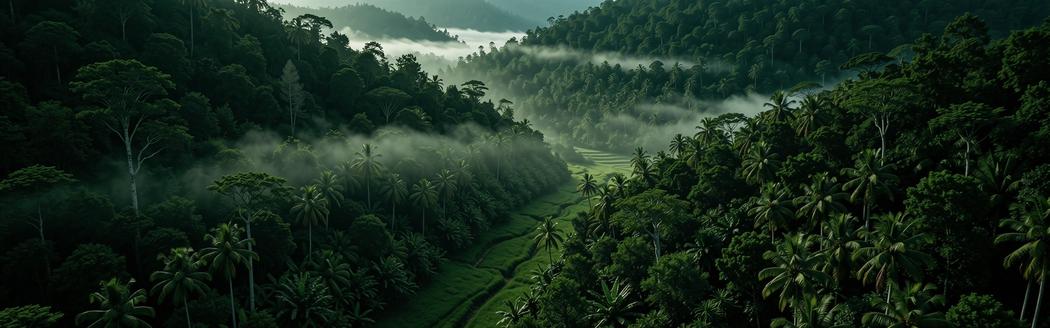 Indonesian Highland Scenery